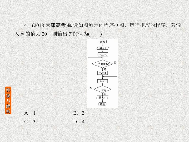 2020届二轮复习算法初步课件（26张）（全国通用）07