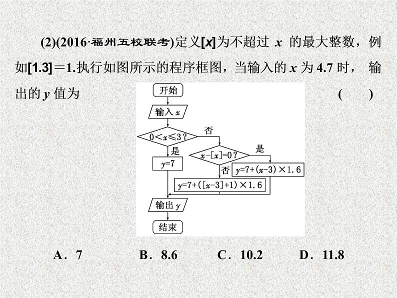 2020届二轮复习算法与程序框图、复数课件（65张）（全国通用）07