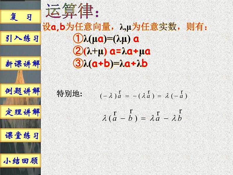 2020届二轮复习向量的数乘运算及其几何意义课件（16张）（全国通用）08