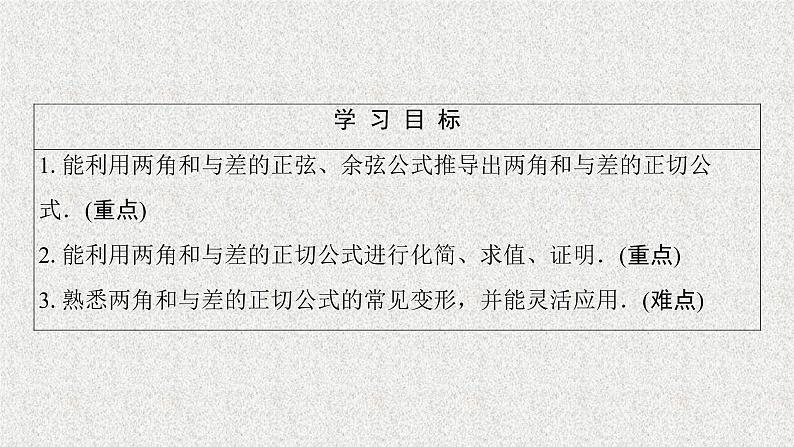 2020届二轮复习两角和与差的正切课件（37张）（全国通用）01