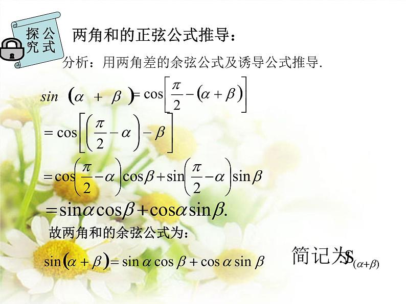 2020届二轮复习两角和与差的正弦、余弦、正切公式课件（13张）（全国通用）04