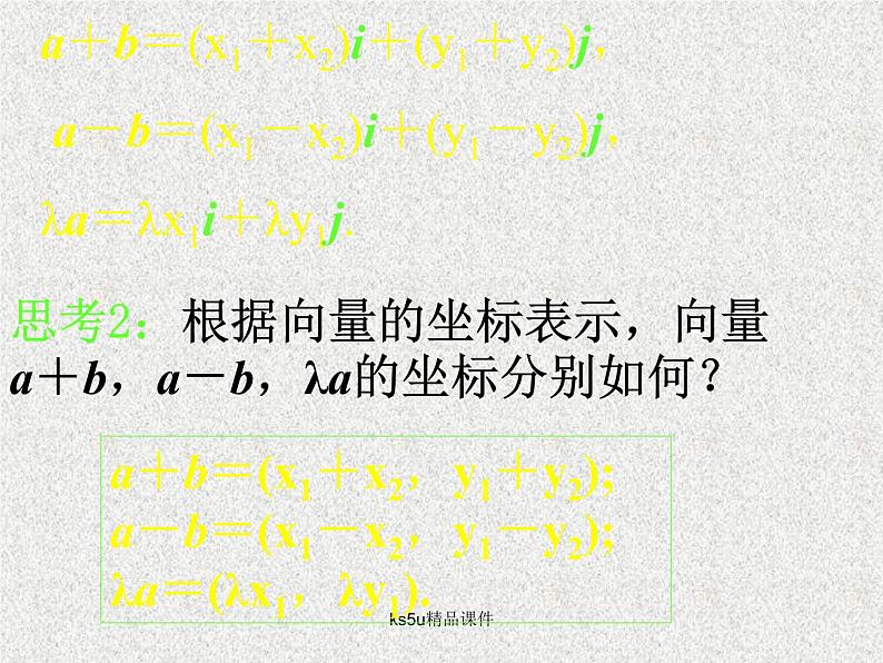 2020届二轮复习平面向量的基本定理及坐标表示课件（17张）（全国通用）05
