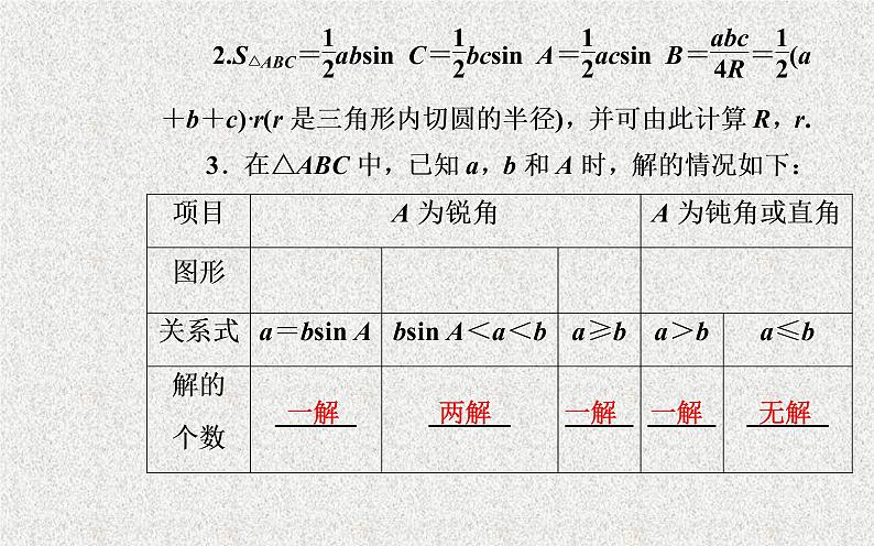2020届二轮复习解三角形第六节正弦定理和余弦定理课件（37张）（全国通用）04