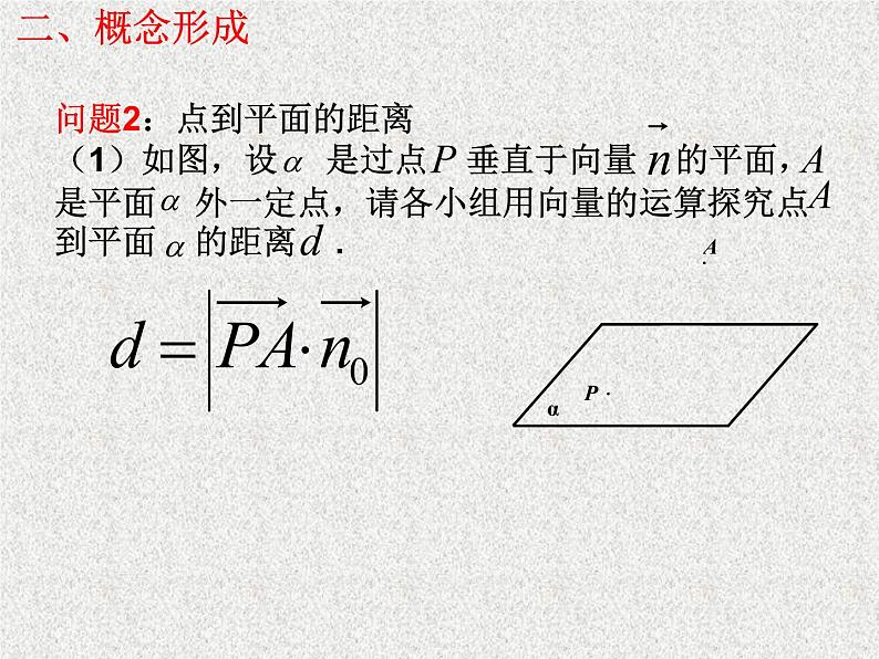 2020届二轮复习空间向量的应用——距离的计算课件（7张）（全国通用）03
