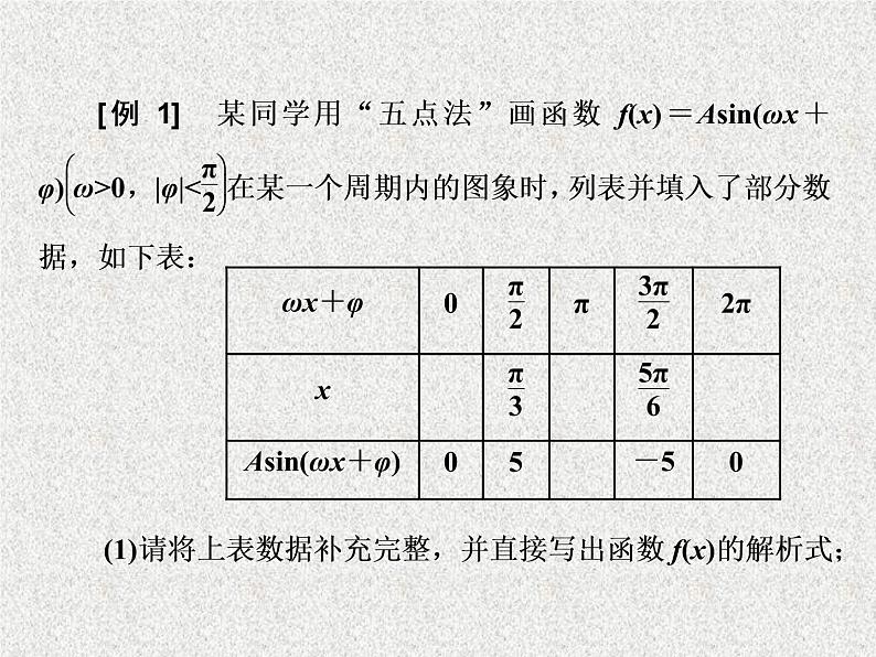 2020届二轮复习函数y＝asin（ωx＋φ）的图象及三角函数模型的简单应用课件（57张）（全国通用）07