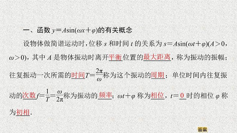 2020届二轮复习函数y＝Asin（ωx＋φ）的图象课件（43张）（全国通用）03