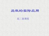 2020届二轮复习函数的(实际)应用课件（全国通用）
