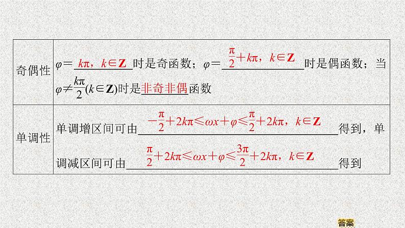2020届二轮复习函数y＝Asin（ωx＋φ）的图象与性质课件（39张）（全国通用）04