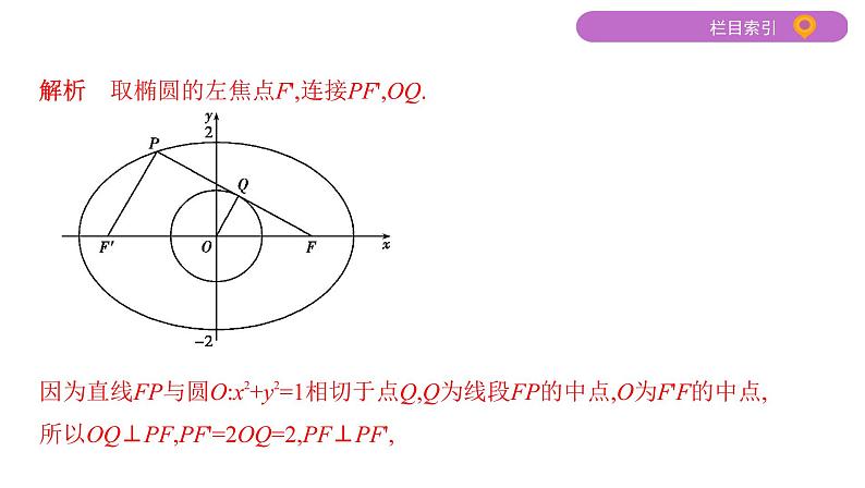 2020届二轮复习第11讲　圆锥曲线的基本问题课件（27张）（江苏专用）06
