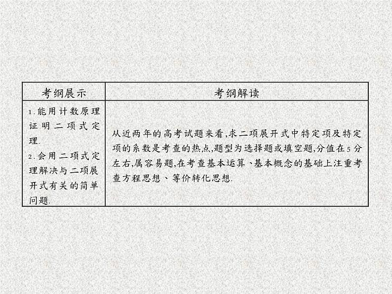 2020届二轮复习二项式定理课件（44张）（全国通用）03