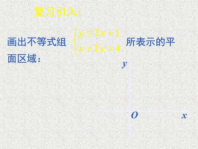 2020届二轮复习二元一次不等式（组）与平面区域课件（13张）（全国通用）01