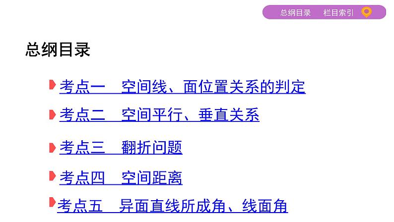 2020届二轮复习（文）专题三第2讲　空间点、直线、平面之间的位置关系课件（75张）02