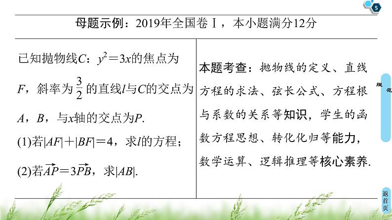 2020届二轮复习(理)第2部分专题5解密高考⑤　圆锥曲线问题巧在“设”、难在“算”课件（16张）05