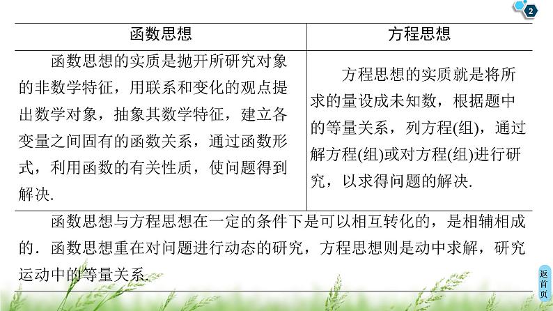 2020届二轮复习(理)第3部分策略11.函数与方程思想课件（48张）02