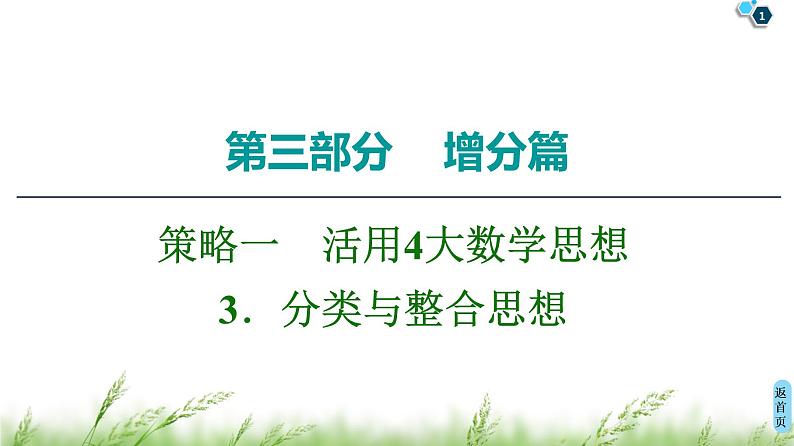 2020届二轮复习(理)第3部分策略13.分类与整合思想课件（30张）01