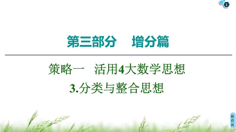 2020届二轮复习(文)第3部分策略13.分类与整合思想课件（35张）01