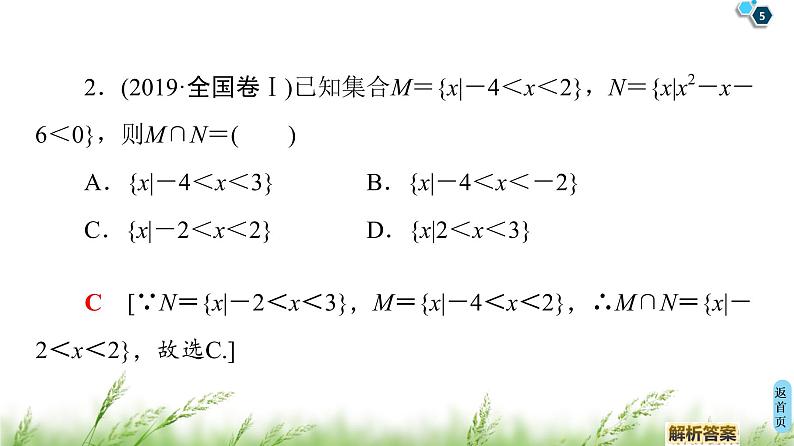 2020届二轮复习(理)第1部分主题1集合、复数、平面向量课件（24张）第5页