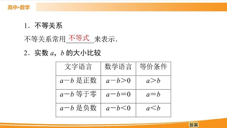 第2章 2.2.1 第1课时　不等关系与不等式 PPT课件04