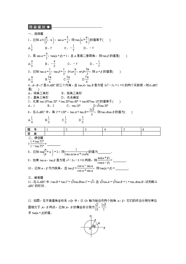 高中数学 必修四 三角恒等变换03