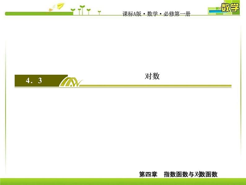 新人教A版必修第一册教学课件：4-3-1对数的概念02