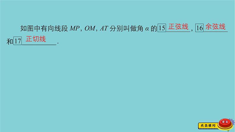 2021高考数学一轮复习统考第4章三角函数解三角形第1讲任意角和蝗制及任意角的三角函数课件北师大版06