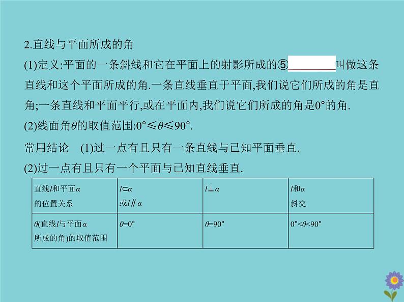 （浙江专用）2021届高考数学一轮复习第八章立体几何8.4直线、平面垂直的判定与性质课件04