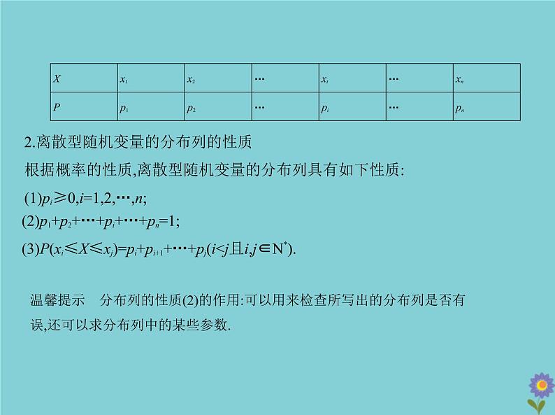 （浙江专用）2021届高考数学一轮复习第十一章概率与统计11.2离散型随机变量及其分布列、均值与方差课件03