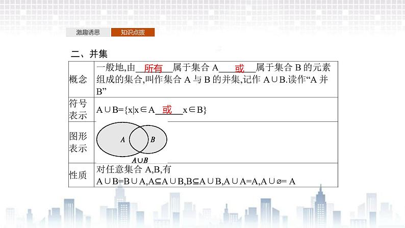 （新）北师大版数学必修第一册课件：第一章  1.3  第1课时  交集和并集07