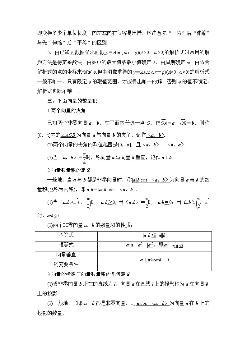 （新）人教B版(2019)必修第三册学案：模块复习课（含解析）02