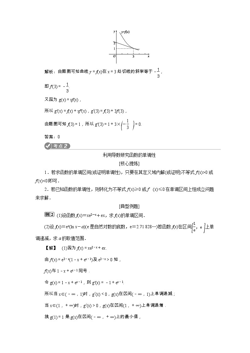2020浙江新高考数学二轮复习教师用书：专题一　5第5讲　导数的简单应用03