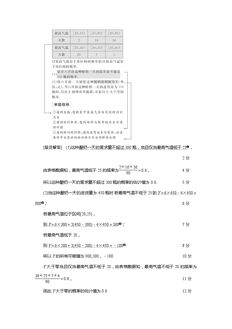 2019版高中数学二轮复习教师用书：专题四第2讲　大题考法——统计与概率02