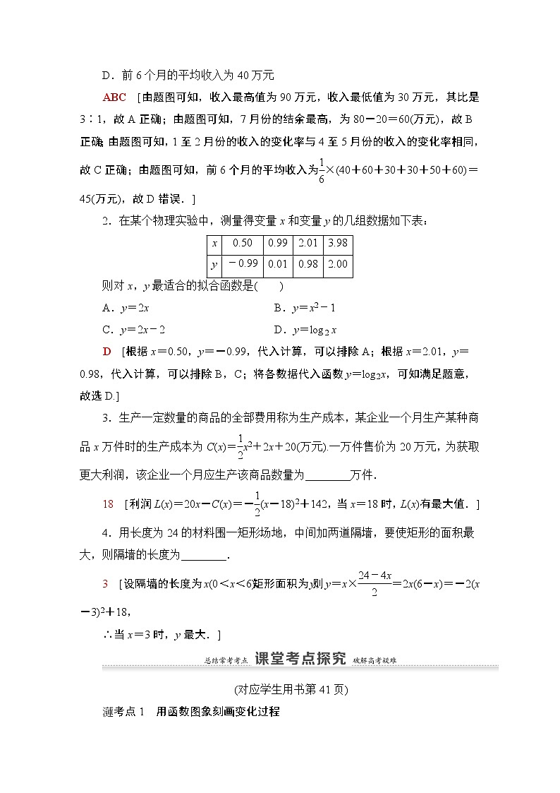 2021版新高考数学一轮教师用书：第2章第10节　函数模型及其应用03