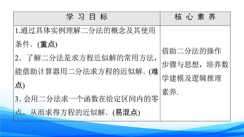 新人教A版数学必修第一册课件：第4章+4.5.2　用二分法求方程的近似解02