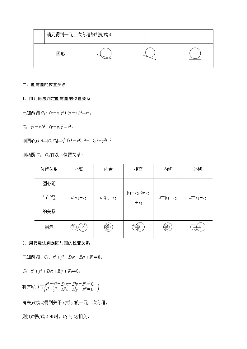 2.5 直线与圆、圆与圆的位置关系-新教材名师导学导练高中数学选择性必修第一册（人教A版）02
