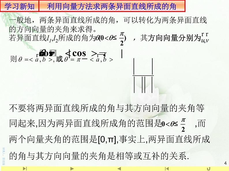 1.4.2用空间向量研究距离、夹角问题2求空间角 课件-山东省滕州市第一中学人教A版（2019版）高中数学选择性必修一(共23张PPT)04