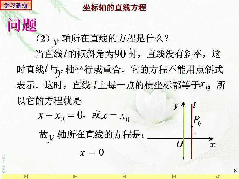 2.2.1直线的点斜式方程 课件-山东省滕州市第一中学人教A版（2019版）高中数学选择性必修一(共20张PPT)08
