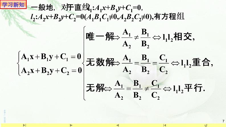 2.3.1 两条直线的交点坐标 课件-山东省滕州市第一中学人教A版（2019版）高中数学选择性必修一第7页
