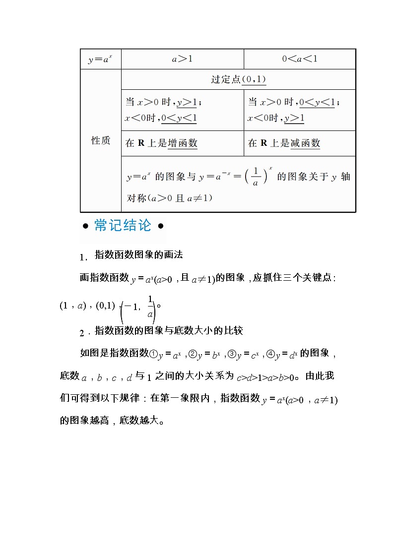 2020版《微点教程》高考人教A版理科数学一轮复习文档：第二章第五节　指数与指数函数 学案03