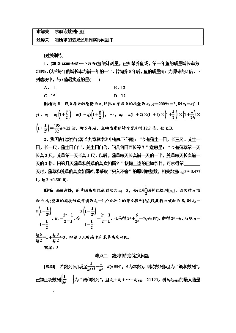 2020版高考数学（理）新创新一轮复习通用版讲义：第六章第五节有关数列的4大难点问题突破02