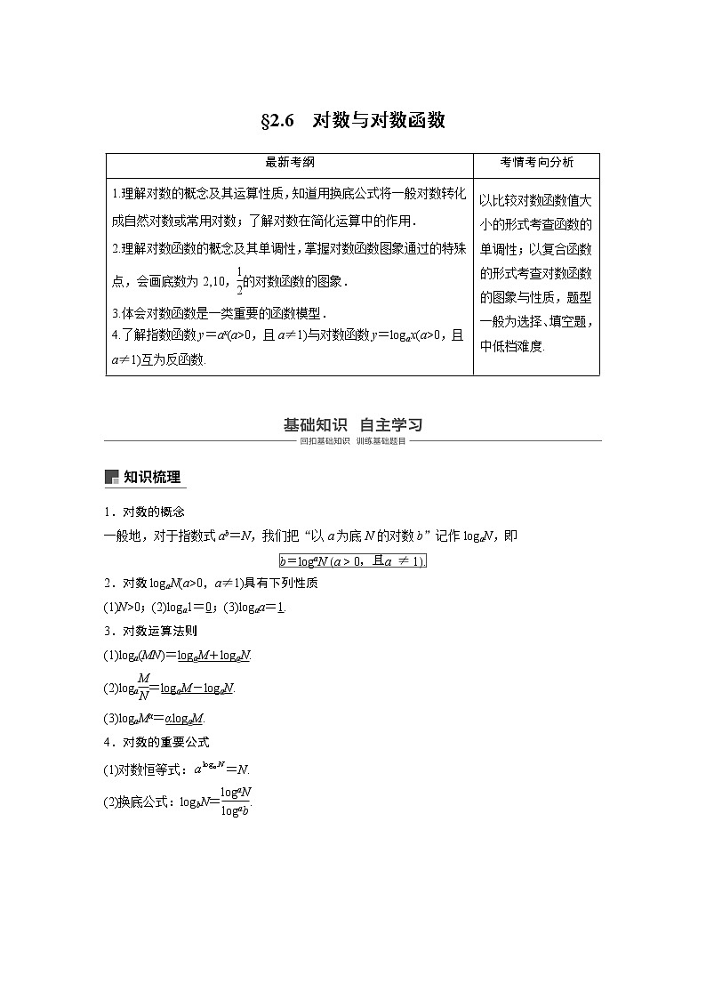 2020版高考数学（理）新增分大一轮人教通用版讲义：第二章　函数概念与基本初等函数Ⅰ2.601