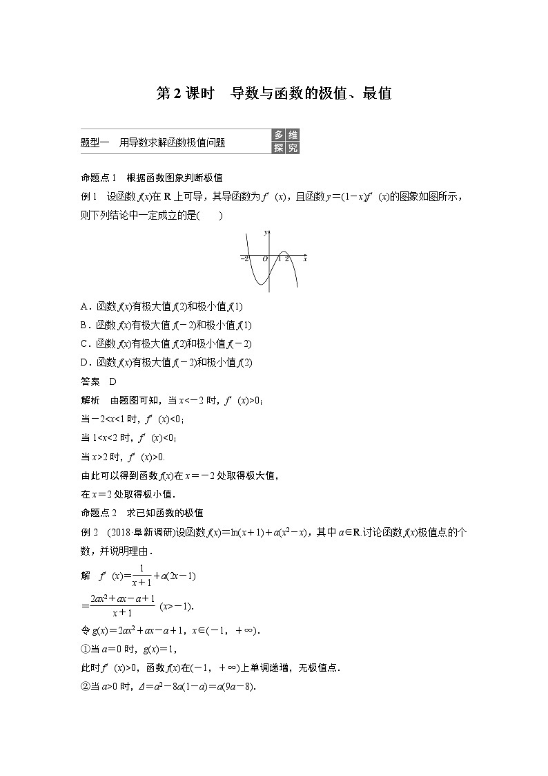 2020版高考数学（理）新增分大一轮人教通用版讲义：第三章　导数及其应用3.2第2课时第1页