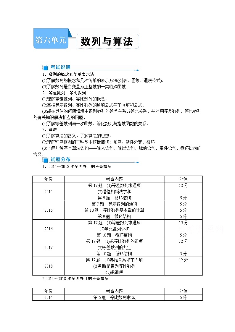 2020高考文科数学（人教版）一轮复习讲义：第35讲数列的概念及其表示法01