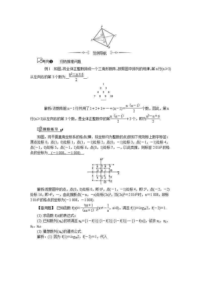 2020版江苏高考数学名师大讲坛一轮复习教程学案：第83课合情推理02