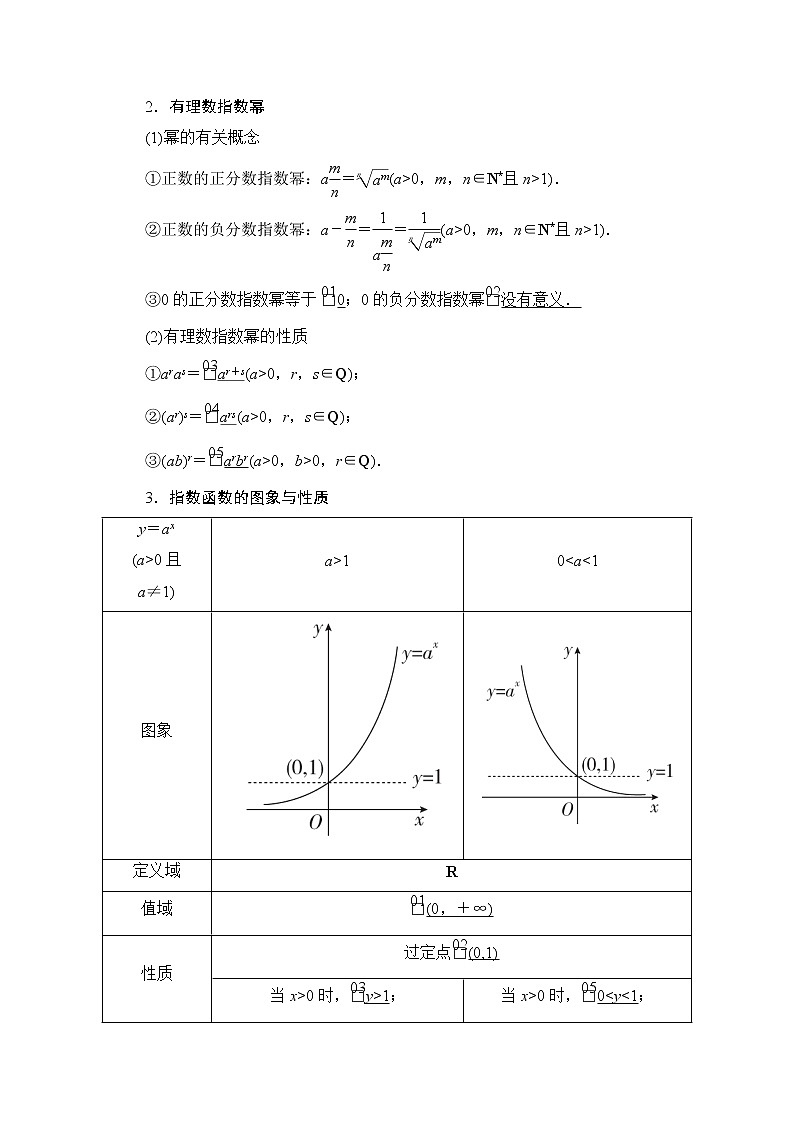 2021届高考数学人教版一轮创新教学案：第2章第5讲　指数与指数函数02