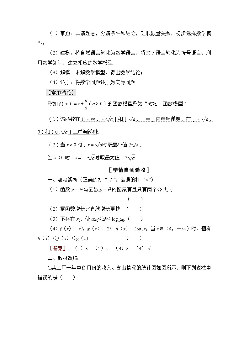 2021版江苏高考数学一轮复习讲义：第2章第10节　函数模型及其应用02