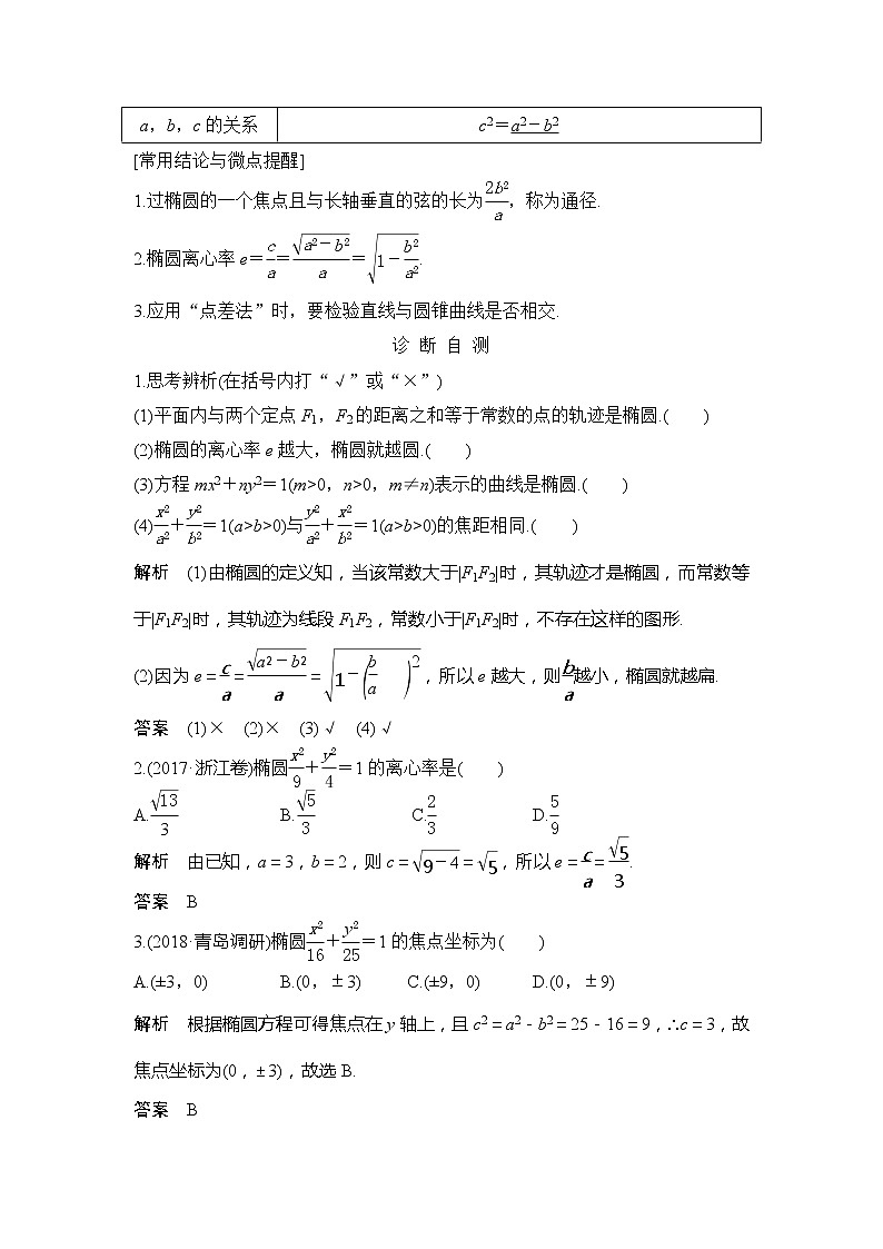 2019版高考数学（理）创新大一轮人教B全国通用版讲义：第九章平面解析几何第5节第1课时第2页