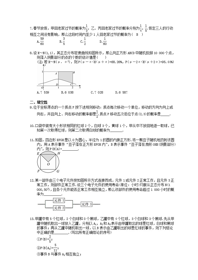 2021年高考数学一轮精选练习：67《二项分布、正态分布及其应用》(含解析)02