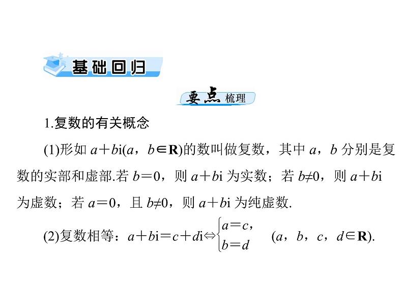 第十章 复数的概念及运算-2021届高三数学一轮高考总复习课件(共33张PPT)第3页