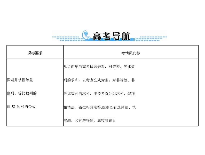 第五章 第4讲 数列的求和-2021届高三数学一轮高考总复习课件(共44张PPT)02