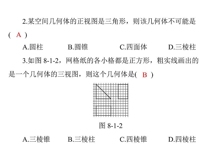 第八章 第1讲 空间几何体的三视图和直观图-2021届高三数学一轮高考总复习课件(共41张PPT)07